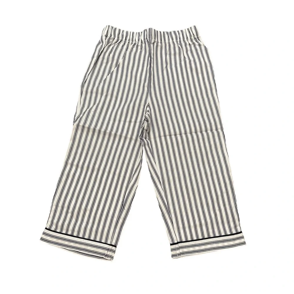 Petite Plume Kids' Ticking Stripe Pajama Set Navy French Size 2 New